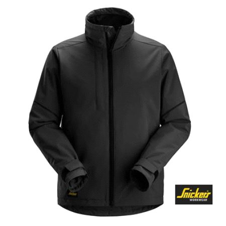 VVS Snickers Vindtett Softshelljakke Black str XS